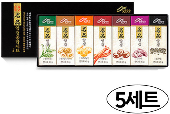 밀양한천 명품 양갱 종합선물세트 1호 5세트, 315g