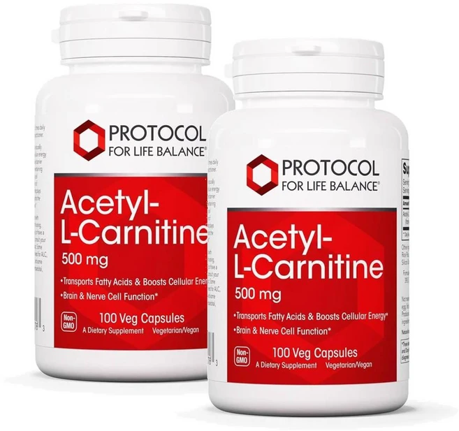 프로토콜 아세틸 L-카르니틴 500mg 캡슐 PROTOCOL FOR LIFE BALANCE Acetyl- L-Carnitine, 2개, 100정 - 쿠팡