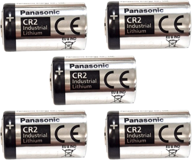 파나소닉 3V 카메라용 리튬 건전지 CR2, 1개입, 5개