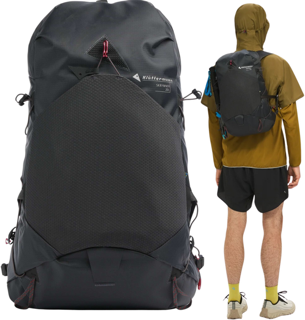 클라터뮤젠 백팩 스크림너 20L 등산 트레일 러닝 장거리 초경량 통기성 SCR-KM 블랙, 레이븐 블랙