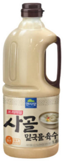 면사랑 사골육수1.8Lx6개 1박스 대용량 식자재, 6개, 1.8L