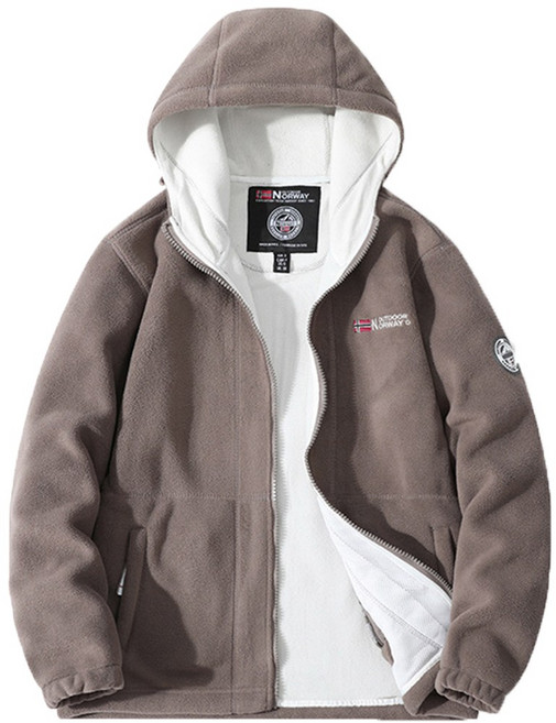 차쿠 남성 여성 겨울 노르웨이 후드 집업 후리스 도톰 야외 캠핑 낚시 자켓 빅사이즈 혹한기 작업복 점퍼