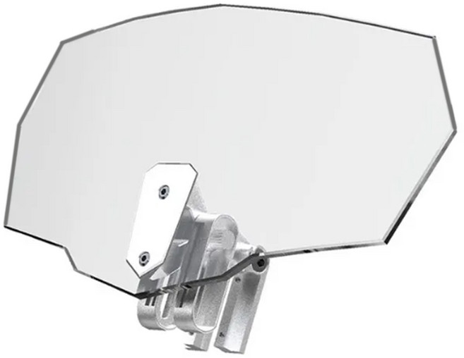 발통마켓 오토바이 윈드스크린 신형 160mm 광폭 보조스크린 바이크 스크린, 1개