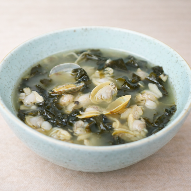 물레방아반찬 바지락 미역국 500g, 1개