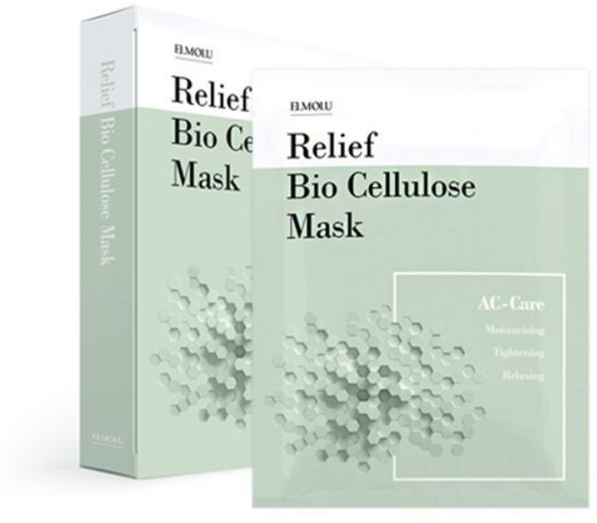 엘모르 릴리프 바이오 셀룰로오스 마스크 AC-Care, 5개입, 1개