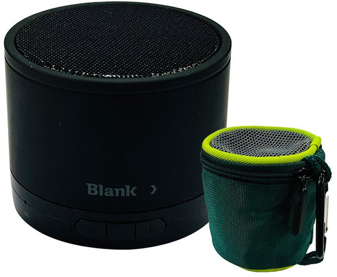 아이리버 블랭크 사운드드럼 시즌2 블루투스 스피커 BTS-D1 + 파우치, 블랙 shade