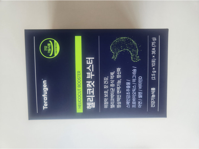 테라퓨젠 헬리코컷 부스터, 3g, 30개