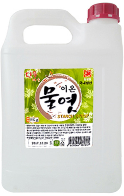 물엿 5kg 백엿 이온물엿, 1개