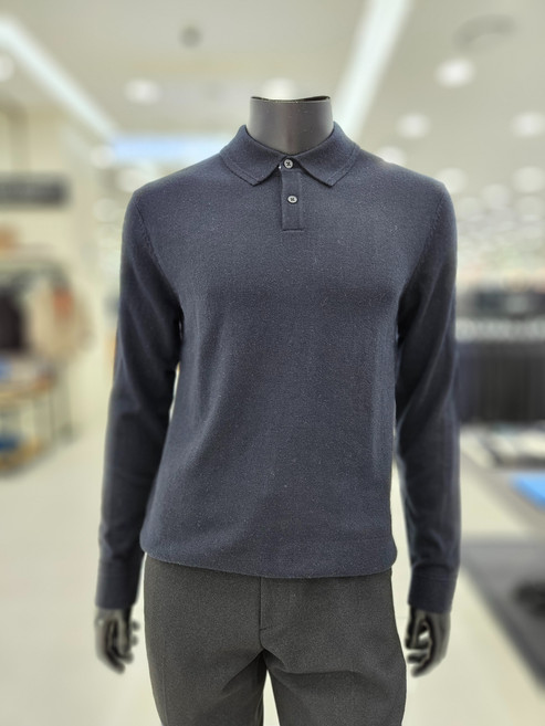 파렌하이트 24F/W 네이비 캐시미어 실크 티에리 풀오버 FJU8513