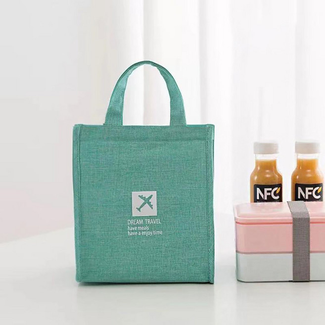 옥스포드 보온보냉 런치백 소형 쿨러백, 민트