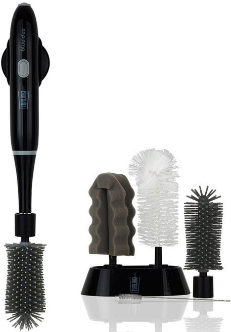 [SUNRISE MALL] 텀자기 전동 식기 세척 브러쉬 360도 회전 전동솔 전동세척솔 주방세척솔 텀블러 물병 젖병 컵 잔 식기 주전자 주방브러쉬, 텀자기세트, 1세트