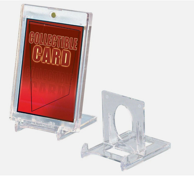 (1팩 5개) 울트라프로 2피스 자석케이스 탑로더 받침대 스포츠카드 포토 카드 전시 진열 (Two-Piece Small Stand for Card Holders ), 1개