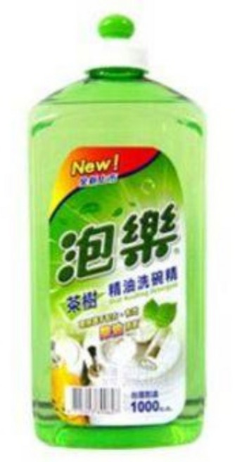 泡樂 茶樹精油洗碗精 1000ml 溫和配方 高效潔淨, 1個, 1000...