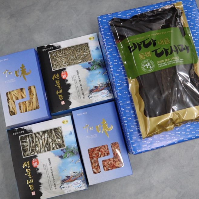 [10+1] 동해청정 건어 5종 선물세트(선물박스포장), 1개