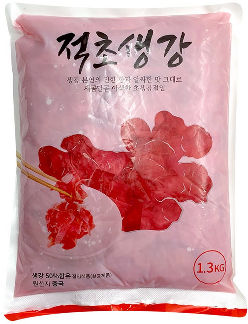 코우 적초생강 1.3kg 3개입, 1세트
