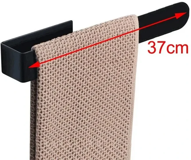 문짝지그 핸드 타올 링 자기 홀더 바 스틱 벽에 레스 매트 블랙, 04 BLA3색상CM