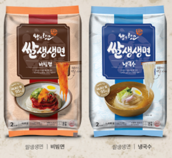 [왕의창고] 쌀생생면 비빔면 냉국수 생면, 1개, 420g