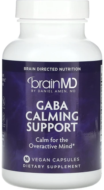 BrainMD 진정 작용 Gaba 베지 캡슐 90정, 1개 - 쿠팡