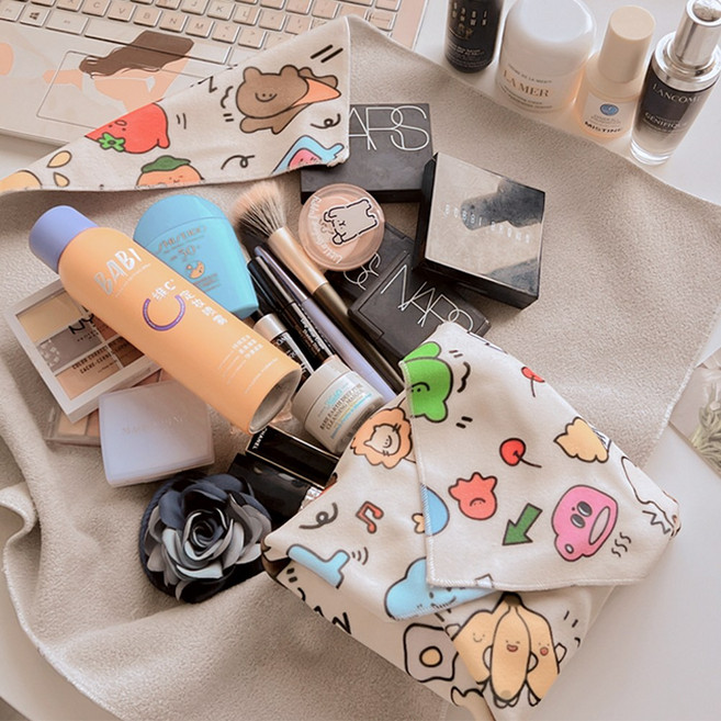 다용도 자가점착 파우치 보자기 고양이 그루밍랩