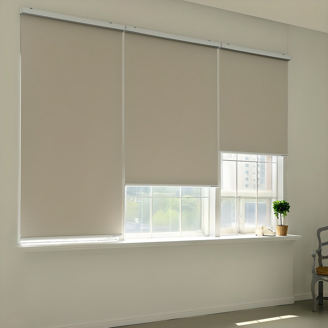 창안애 다크니스 암막 방염 롤스크린