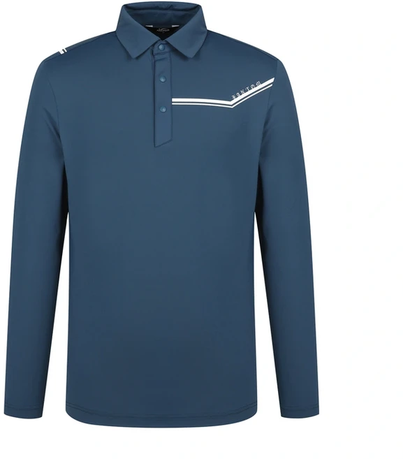 팬텀골프 양말증정 봄 남성 활용도 좋은 데일리 베이직 라인 포인트 카라 긴팔티셔츠 / 211E1TO801 일산뉴코아