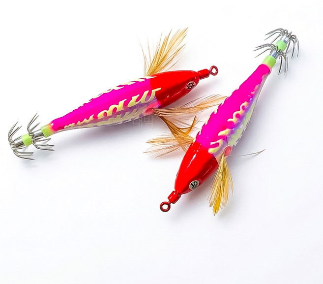 워터맨 갑쓰리 쭈꾸미 갑오징어 에기 2개입 레이져 네츄럴, GSR70 GR20(레이저), 1개