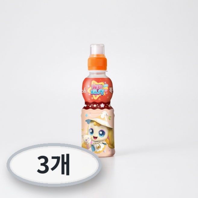 웅진 티즐 제로 피치우롱티, 3개, 500ml