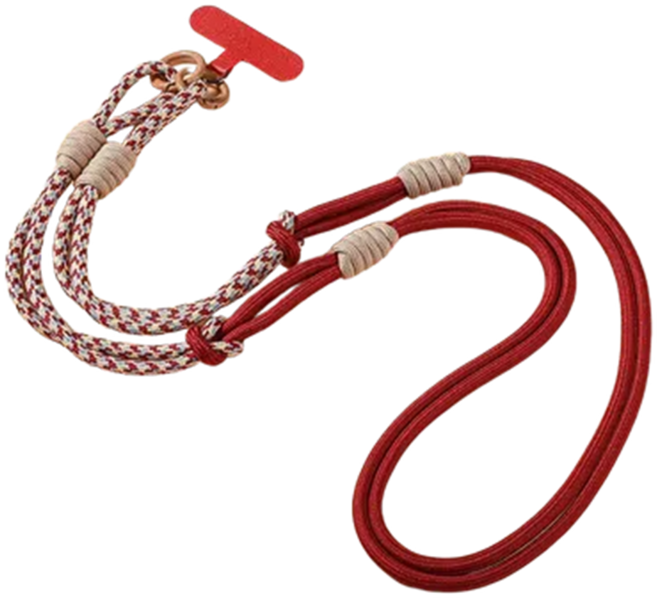 데일리 핸드폰 목줄 목걸이 스트랩 손이 편해지는 휴대폰 걸이, 버건디, 1개