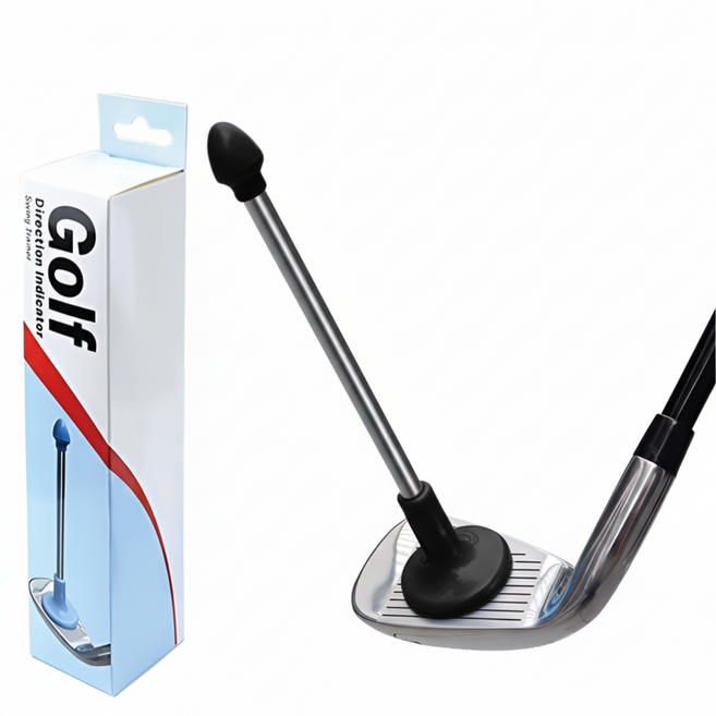 버디프로 골프 스윙 방향 가이드 직진스틱, 블랙, 1개