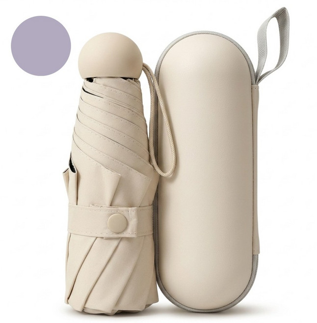 Homemore 더 작아진 티니 UV차단 3단 미니 우산 양산 겸용 케이스포함