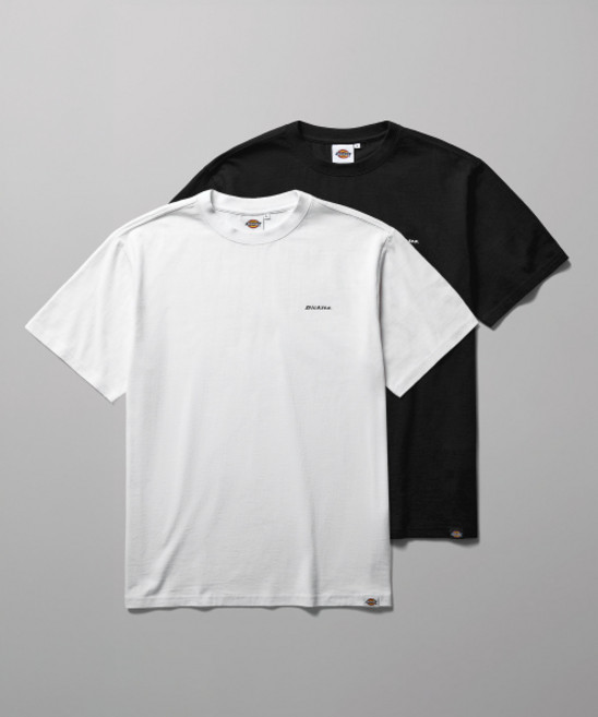 디키즈 DICKIES [2PACK] 베이직 폰트 로고 티셔츠 2Color DIKU251LRTS003MT