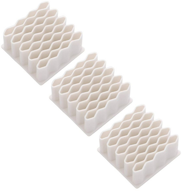 연고 약통정리 다용도정리대 칫솔 치약 필기구거치대, 3개, 화이트