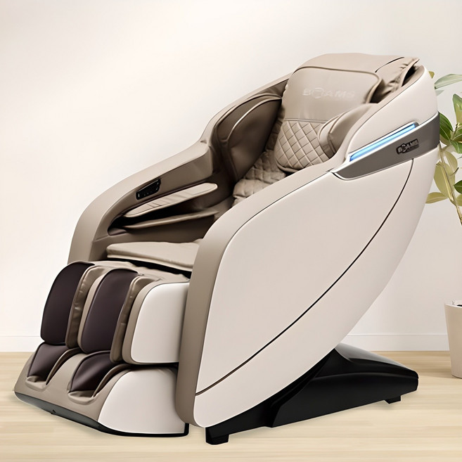 브람스 루카 안마의자 방문설치, BRAMS-S3500, 베이지 + 그레이