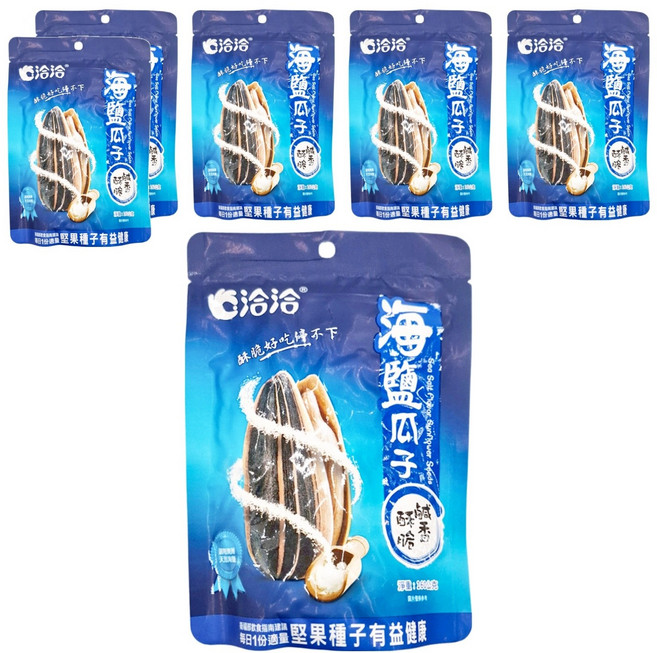 ChaCha 洽洽 海鹽瓜子, 160g, 6包