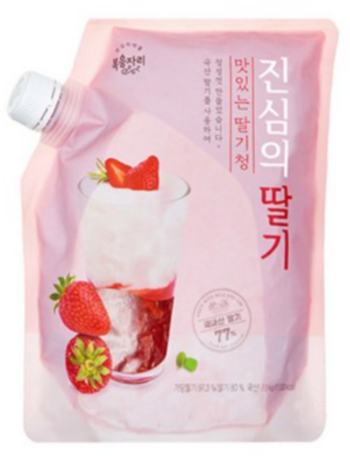 복음자리 진심의 딸기 1kg, 4개, 1개입