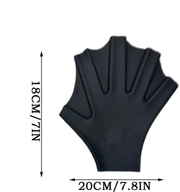 1쌍 남여 실리콘 오리 발 손 패들 수영 지느러미 물갈퀴 장갑 초보자를위한 스포츠, 01 빠른, 02 20x18cm