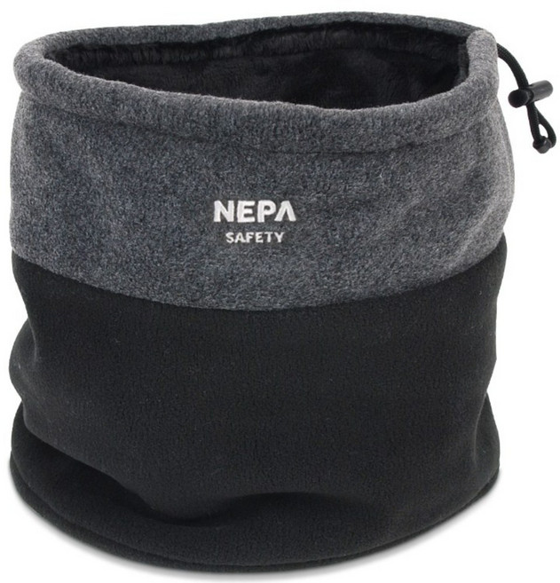 네파 Safety 듀오 방한 넥워머 1개, 블랙+그레이 혼합