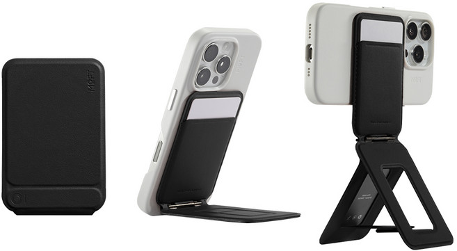 MOFT 트라이팟 월렛 맥세이프 카드지갑 거치대 각도조절 스탠드 핸드폰 삼각대