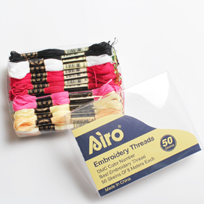 십자수실 프랑스 자수실 수틀, 1개, 50세트자수실