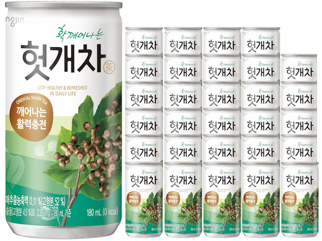 웅진 헛개차, 180ml, 30개