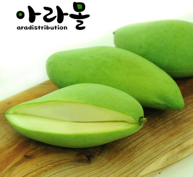 아라몰 태국 그린망고 (Aramall Thailand Green Mango), 1박스, 5kg (16-22과)