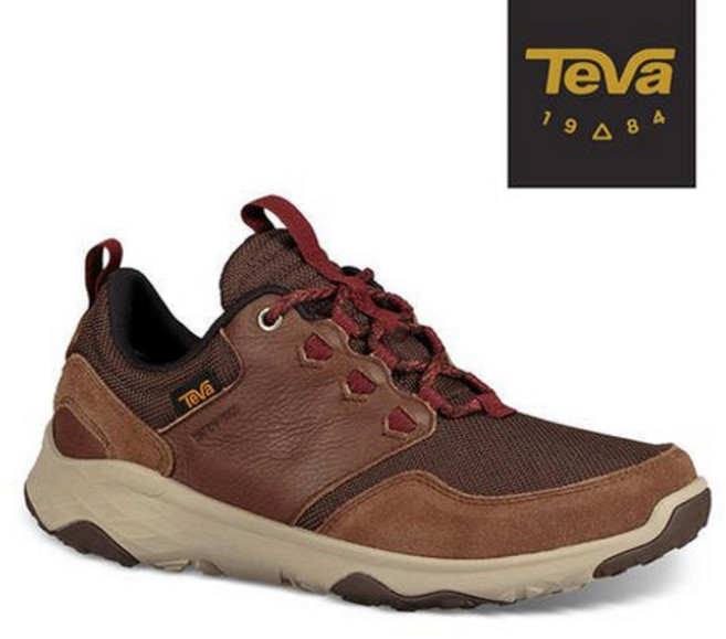 Teva ARROWWOOD VENTURE WP 男款防水牛皮休閒鞋 牛皮棕