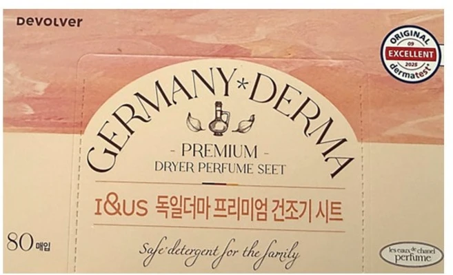 아이앤어스 독일더마 프리미엄 건조기시트, 2개, 80개입 - 쿠팡