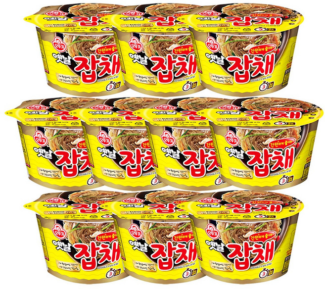 오뚜기 옛날 잡채 용기 74.5g, 10개