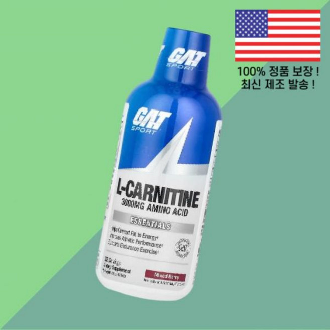 GAT 카르니틴 L카르니틴 엘카르니틴 카르티닌 아미노산 믹스 베리 3000mg 16온스 473ml L Carnitine Amino Acid Mixed Berry 16oz