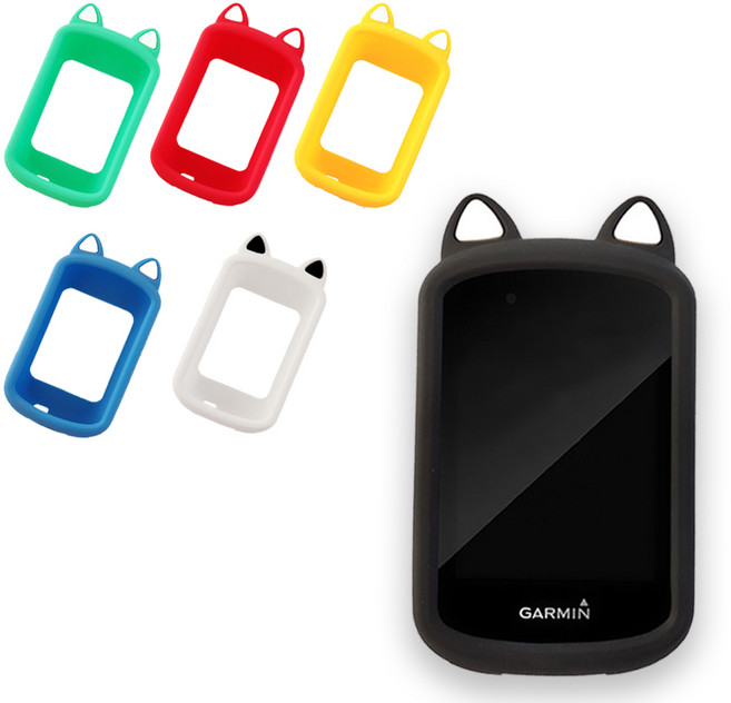 가민 530 830 실리콘 고양이 케이스+강화유리 액정보호필름, 블랙, 가민고양이 830+전면보호필름, 1개