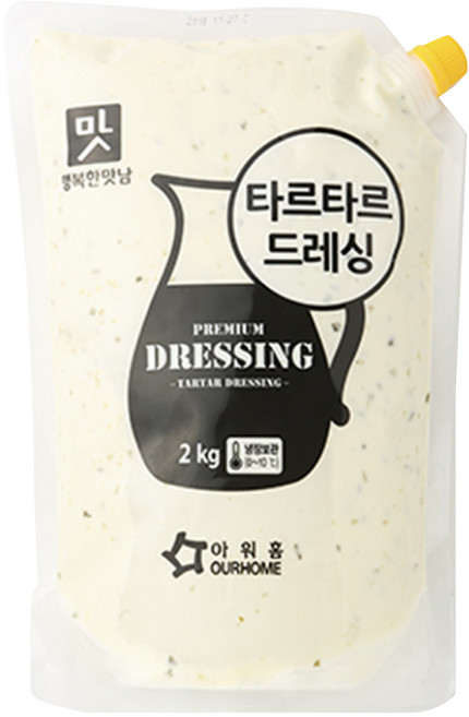 [먹깨비네] 아워홈 타르타르 소스 2kgx1개, 2kg, 1개