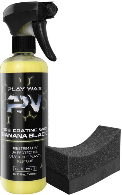 플레이왁스 playwax 바나나블랙 타이어광택제, 500ml, 1개