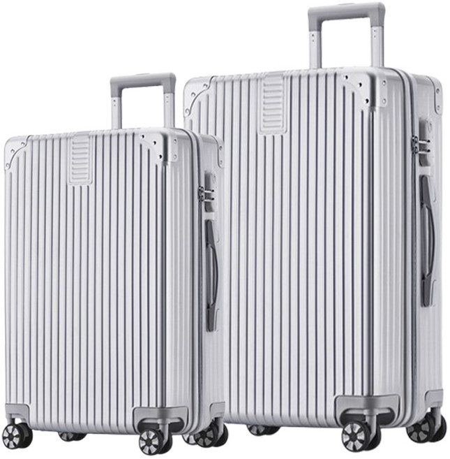 플랜와이 감성 여행용 하드 기내용 캐리어 2종 세트 14인치 20인치 24인치 CB1