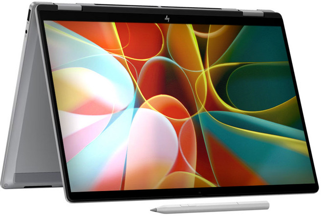 HP 2025 옴니북 X 플립 14 코어Ultra7, Meteor Silver, 1TB, 32GB, WIN11 Home, 14-fm0050TU